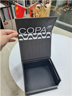 Black - Paperboard Flip - Cover Display Case