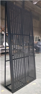 Black Pegboard Display Rack