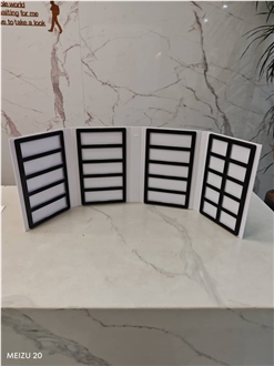 Quad - Fold Plastic Stone - Look Sample Portfolio