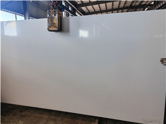 Artificial Stone Pure White Quartz Slab Quartz Tiles