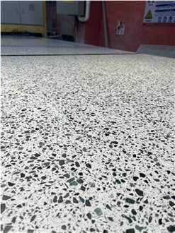 Forest Green Aggregates Terrazzo Floor Tiles