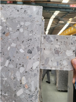 Grey Terrazzo Floor Tiles