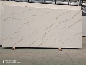 Quartz Engineered Stone Slabs Wall For Engineering Decoration