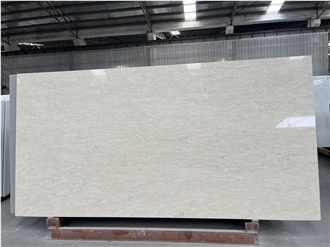 TRAVERTINO BEIGE Leather 20Mm 30Mm Artificial Stone Solid Surface Slabs