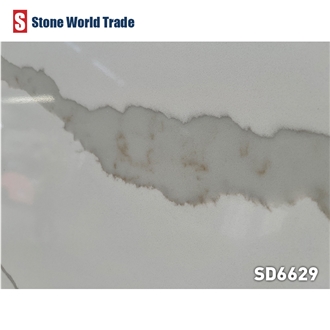 Calacatta Quartz Slabs 20 Mm