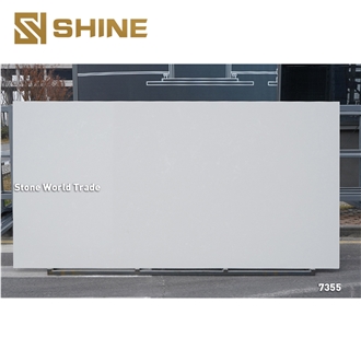 Solid White Quartz Slabs
