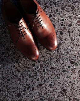 Rosso Scuro Traditional Terrazzo Tiles