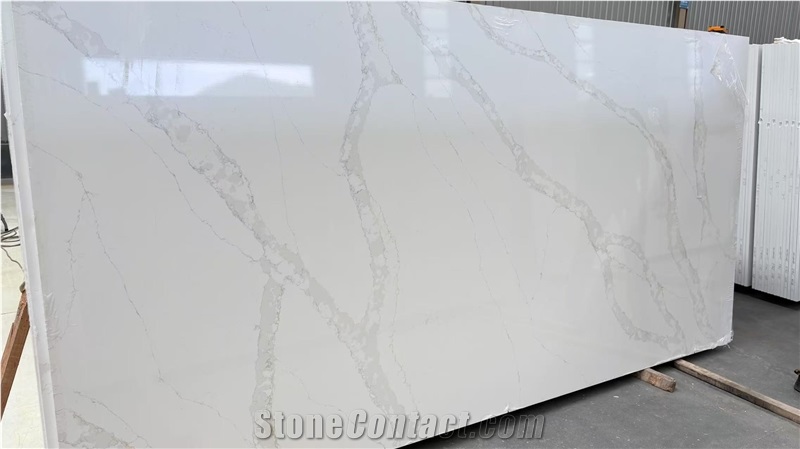 Bronze River Calacatta Gold Quartz Slabs