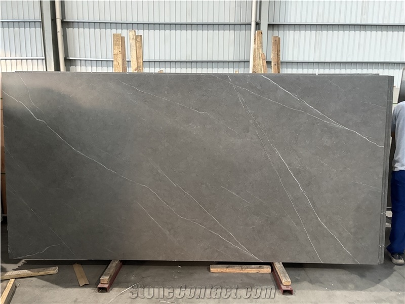 Lightning Gray Sintered Stone Slabs