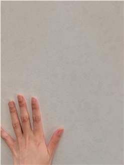 Organic White Quartz Slab Engineered Stone