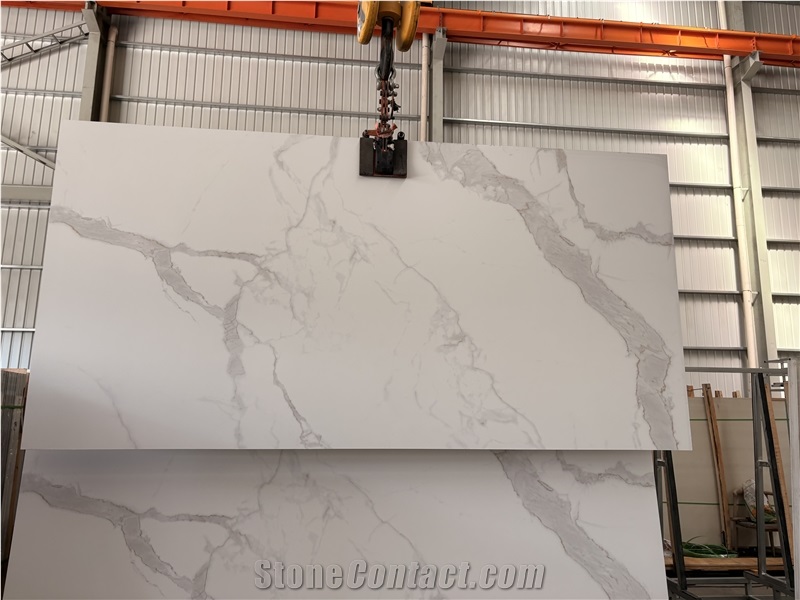 Snow White Sintered Stone Slabs