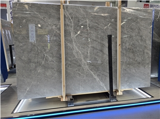 Natural Stone Hermes Grey Marble Polished Slab Tiles