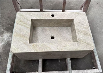Taj Mahal Quartzite Bathroom Sink Vanity Top Units