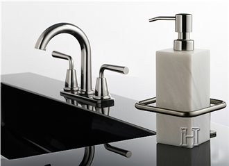 White Marble Kitchen & Bathroom Stone Soap Dispenser