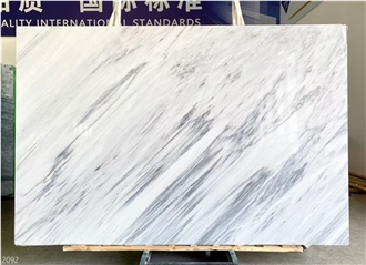 Blue Sky White Marble Slabs