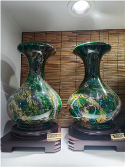Taiwan Multicolor Serpentine Vase Home Decor Products