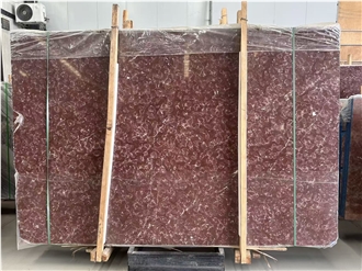 Polished Rosso Marble Slabs