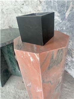 Marine Black Soapstone Interior Planter Boxes