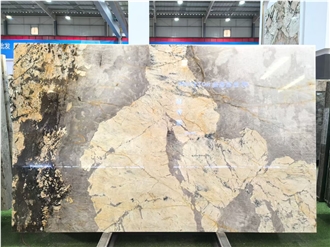 Big Crystal Brazil White Pandora Luxury Quartzite  Slabs