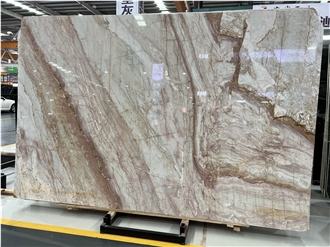 Chinese Rosa Aurora Marble Slabs