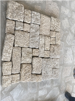 Granite Natural Split Finish Paving Stone Pattern