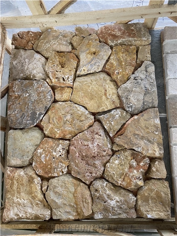 Natural Split Surface Brown Random Flagstone