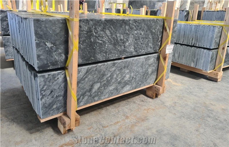 Afyon Bluestone Marble Steps-Risers