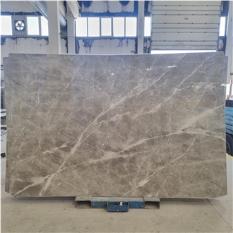 Cloudy Grey Marble Slabs