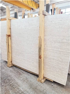 Ivory White Travertine Slabs