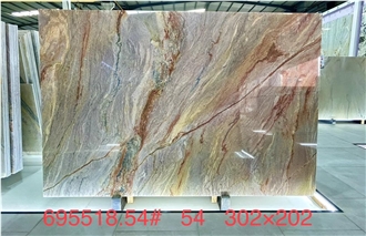 Aquarella Lilac Purple Quartzite Slabs For Decoration