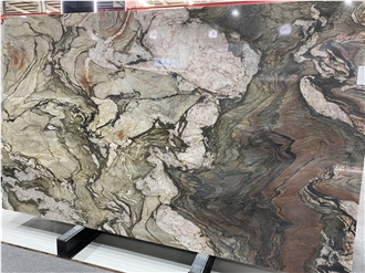 Brazil Crystal Impression Quartzite Slabs