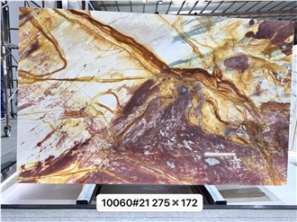 Brazil Picasso Quartzite Slabs For Interior Application