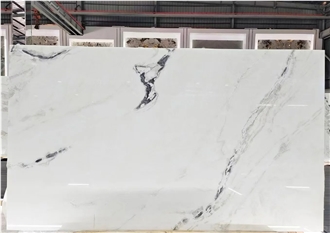 Dover White Marble Slabs