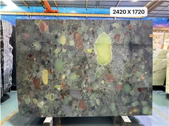 Four Season Green Granite Slabs For Interior Home