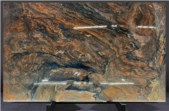 Good Price Polish Lange Brown Marble Slabs
