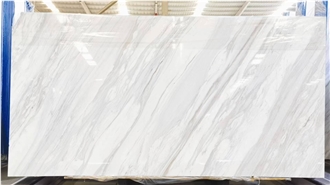 Greece Volakas White Polished Marble Slabs