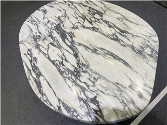 Luxury Arabescato Marble Coffee Table