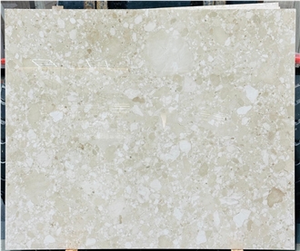 Malaysia Beige Polished Montage Marble Slabs