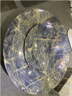 Namibia Blue Sodalite Dining Table