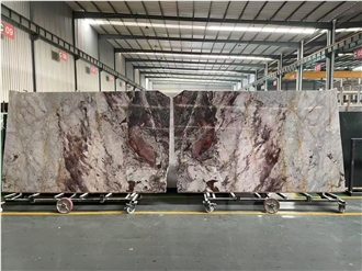 New Style Four Season Pink Marble Slabs