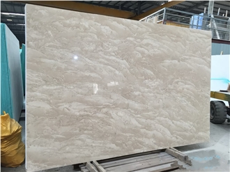 Polished Amasya Antique Beige Marble Slabs For Decoration