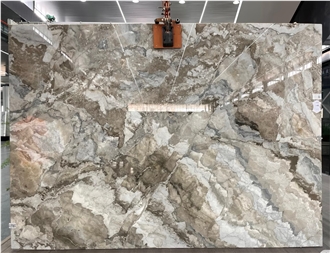 Polished Camouflage Marble Slabs