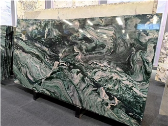 Verde Lapponia Green Marble Slabs