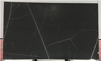 Vincent Black Quartzite Slabs For Home