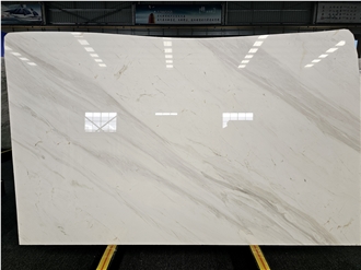 Volakas White Marble Slabs For Interior Using