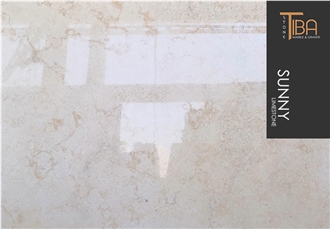 Sunny Menia Limestone Slabs, Limestone Tiles