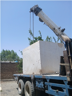 Afghan White Travertine Blocks