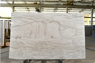 White Silk Quartzite Slabs