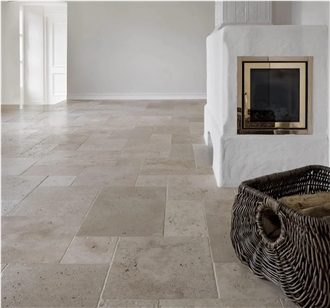 Classic Light Beige Travertine French Pattern