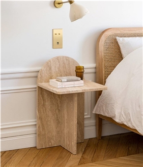 Rive - Travertine Sideboard Table